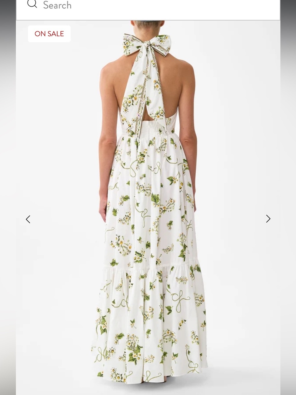 Camilla Botanical Utopia Ruffle Hem Halter Dress - S - NWT - Picture 2 of 14